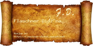 Flaschner Diána névjegykártya